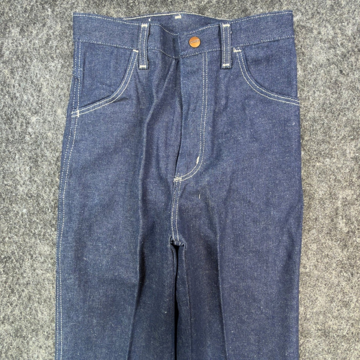 Maverick Jeans Boys 16 Slim Vintage 70s 80s Dark Wash Straight Leg Denim USA NWT - take2supply