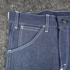 Key Jeans Vintage Womens 27 L Blue Embroidered Flare Jeans NWT - take2supply