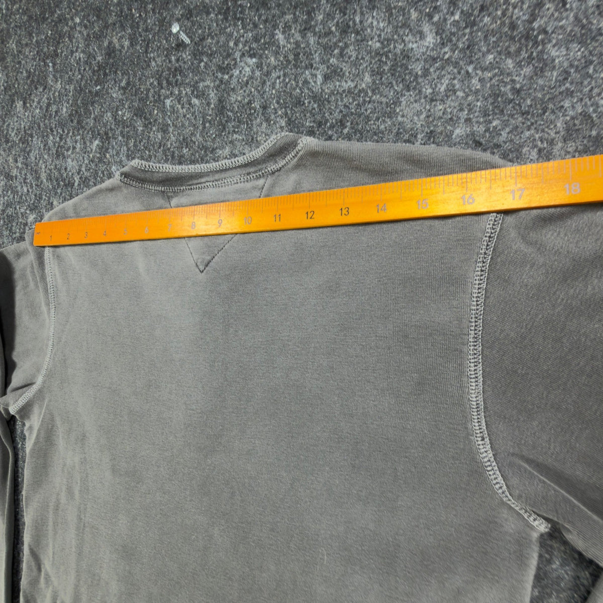 Tommy Hilfiger Y2K Henley Shirt Boy L Gray Cotton Long Sleeve NWT C467 - take2supply