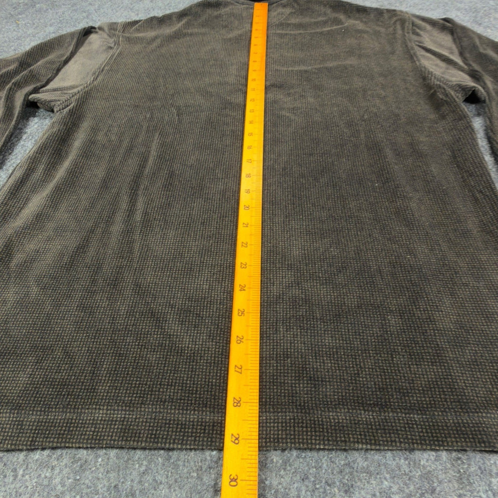 Paulo Avanti 90s Vintage Quarter Zip Pullover Mens Medium Brown Cotton Blend NWT - take2supply