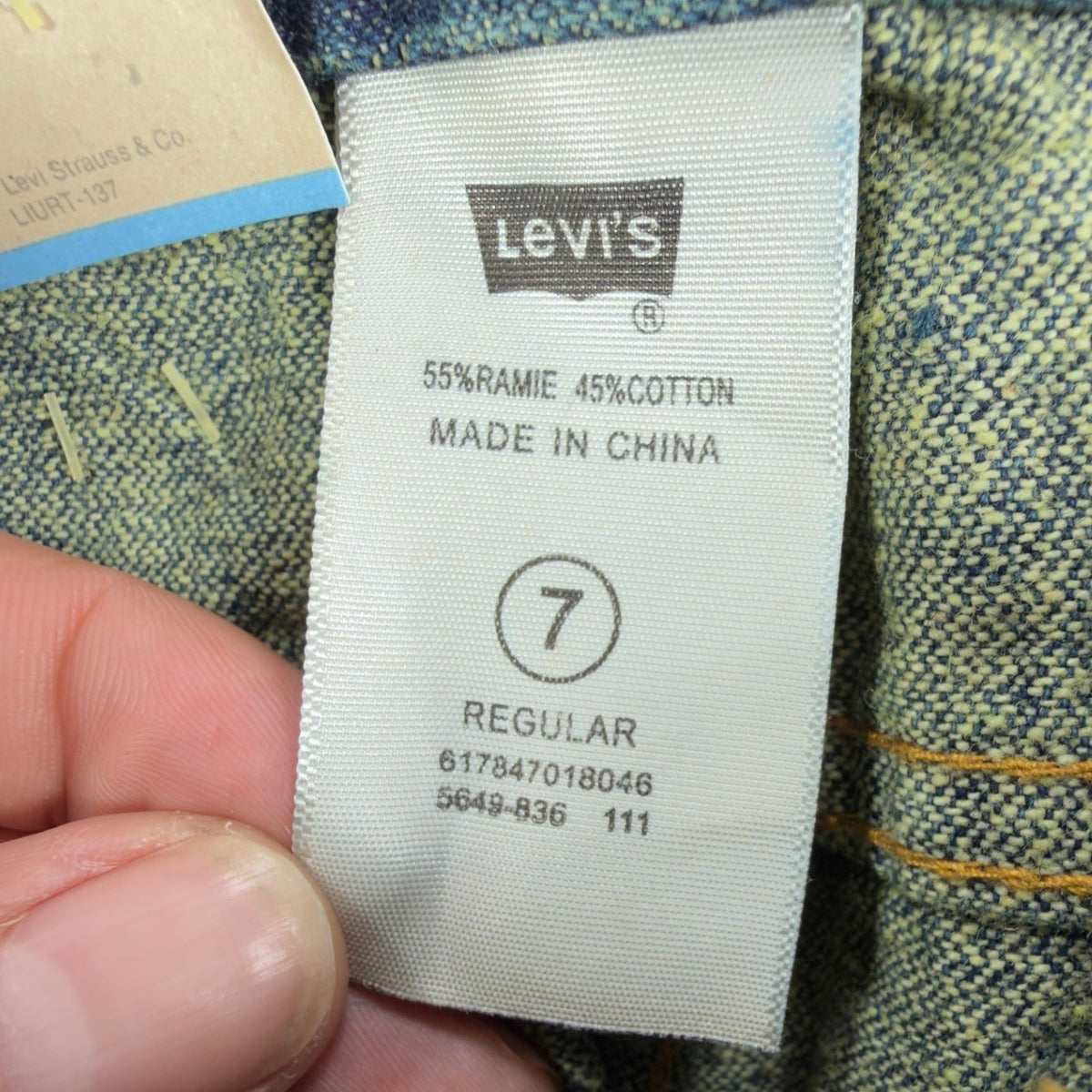 Levi's Y2K 549 Relaxed Straight Jean Shorts Boys 7 Reg Blue Denim NWT - take2supply