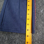 Young Maverick Vintage Girls 7 Blue Red Stripe Flare Jeans NWT - take2supply