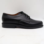 Sandy McGee Moc Toe Derby Shoes Mens 10 Vintage Black Leather Deadstock 475 - take2supply