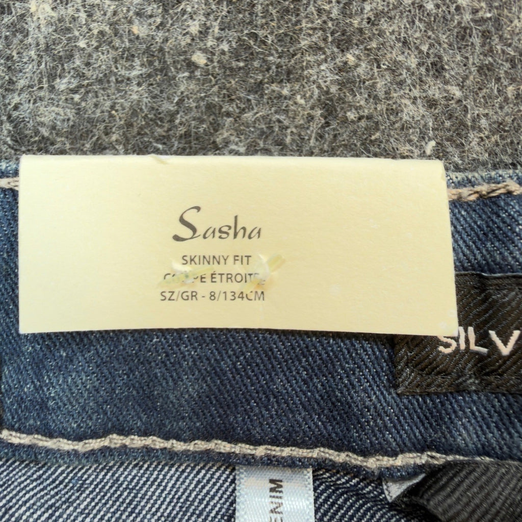 Silver Jeans Co Suki Skinny Jeans Girls 8 Blue Eco Denim Slim Fit NWT - take2supply