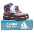Golden Retriever 2901 Boots Mens 11 M Dark Brown Leather NWT Vintage Deadstock - take2supply
