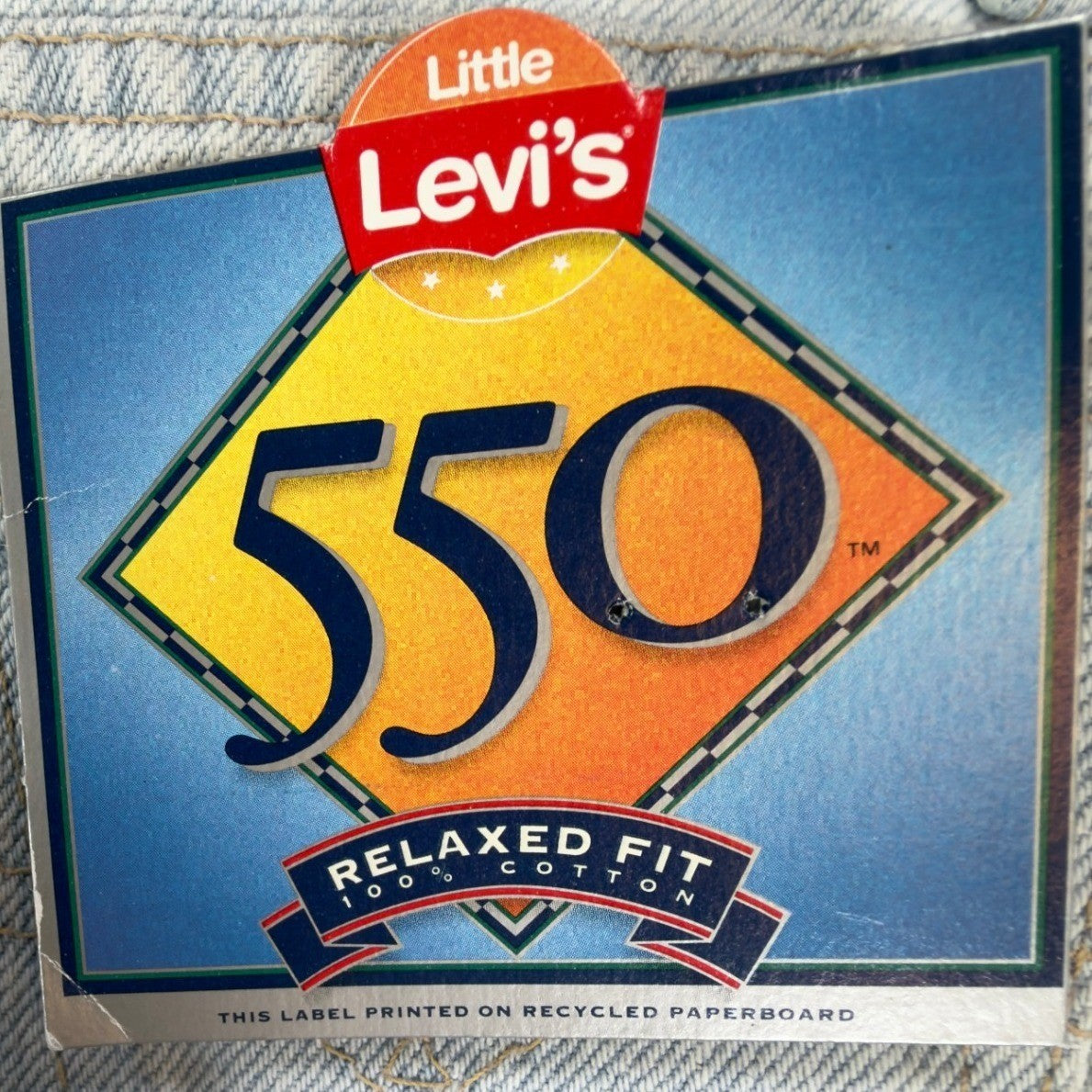 Levi's 550 Boys 5 Regular Light Wash Relaxed Vintage 90s Jeans - take2supply