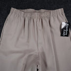 Southern Lady Pants Womens 12 Tan Pull On Elastic Waist Straight Leg NWT NOS - take2supply