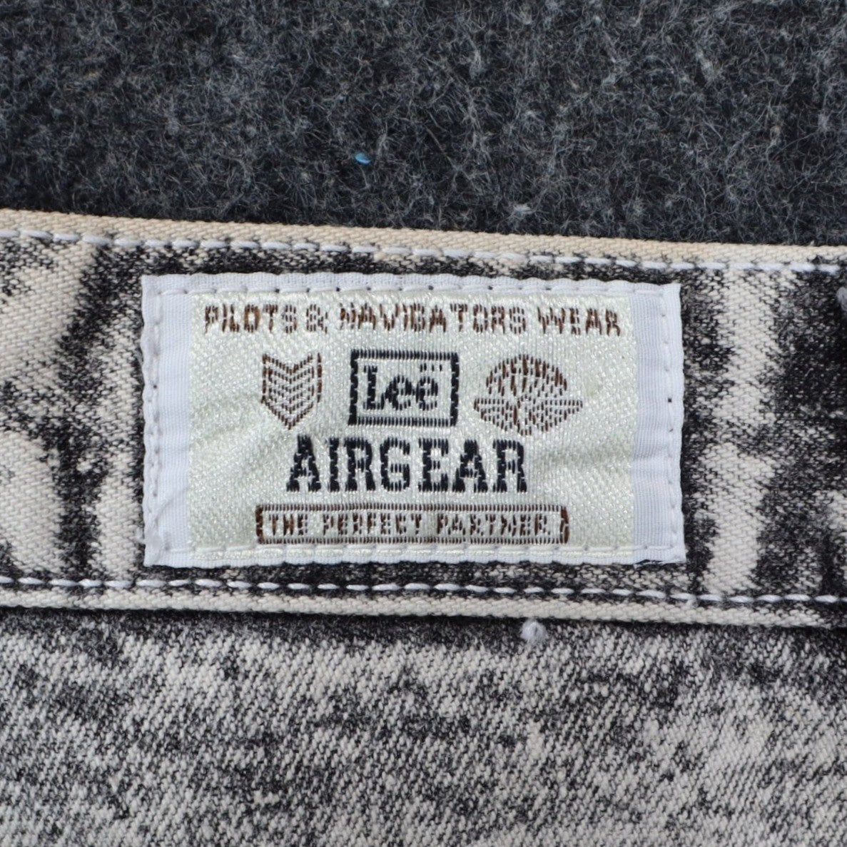 Lee Trekker Shorts Boys 14 Vintage 90s Acid Wash Black Cotton Relaxed Fit NWT - take2supply