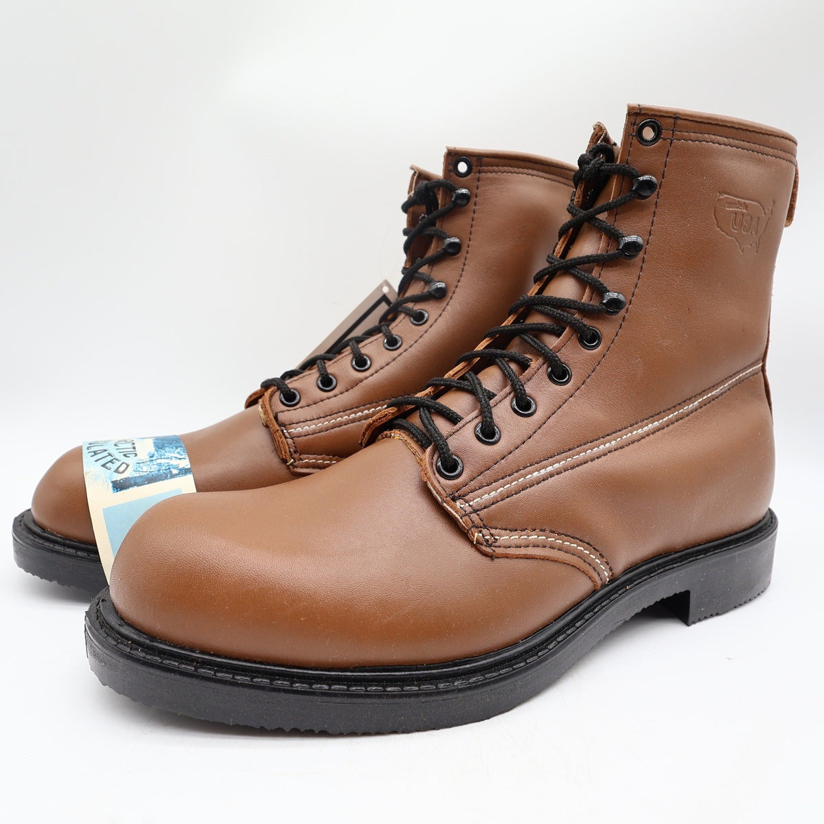 Walker Vintage 80s Work Boots Mens 10.5 EE Brown Leather NWT - take2supply