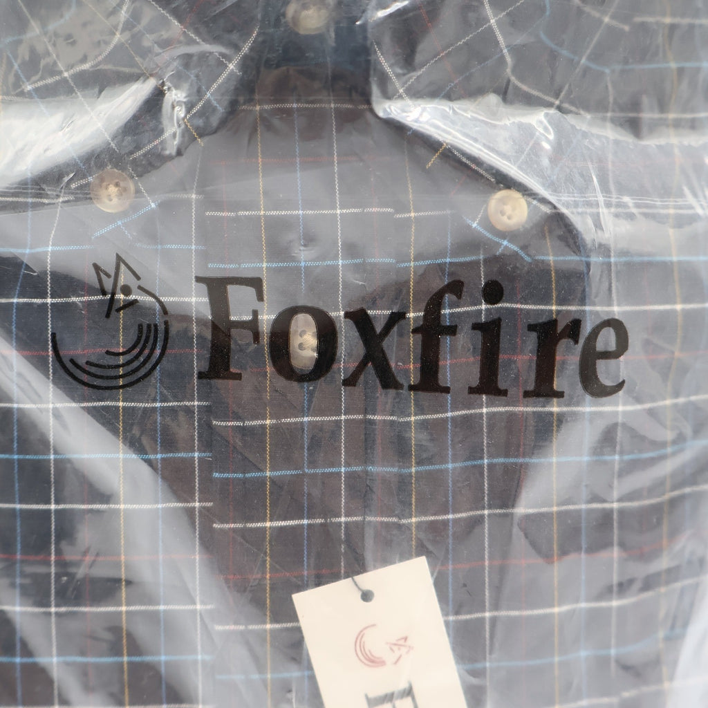 Foxfire Button Down Shirt Mens XL Navy Blue Grid Check Cotton Blend NWT - take2supply