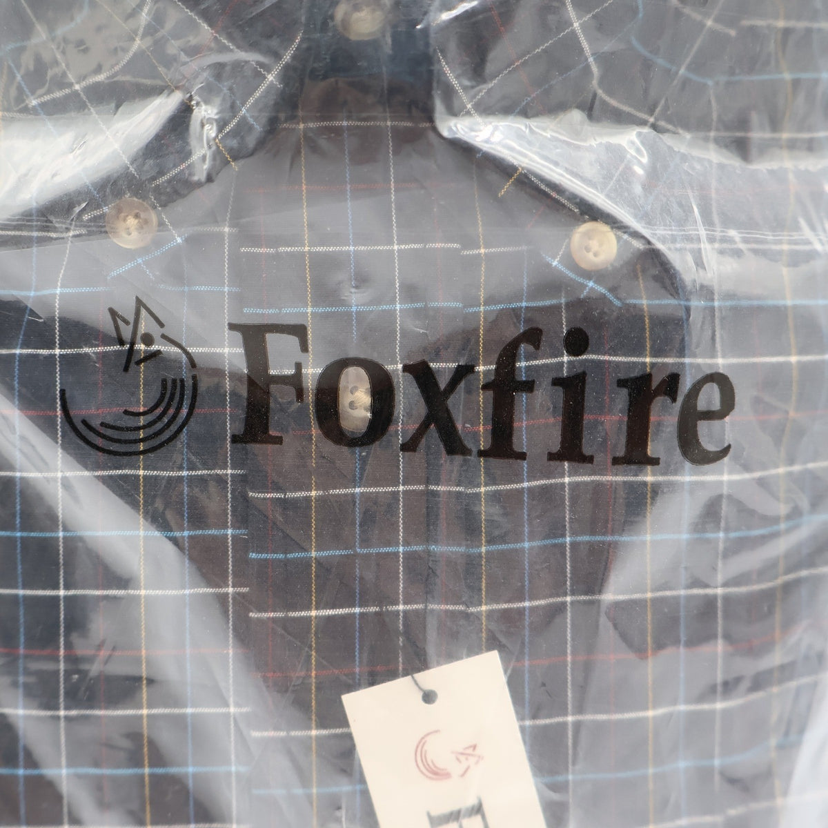 Foxfire Button Down Shirt Mens XL Navy Blue Grid Check Cotton Blend NWT - take2supply