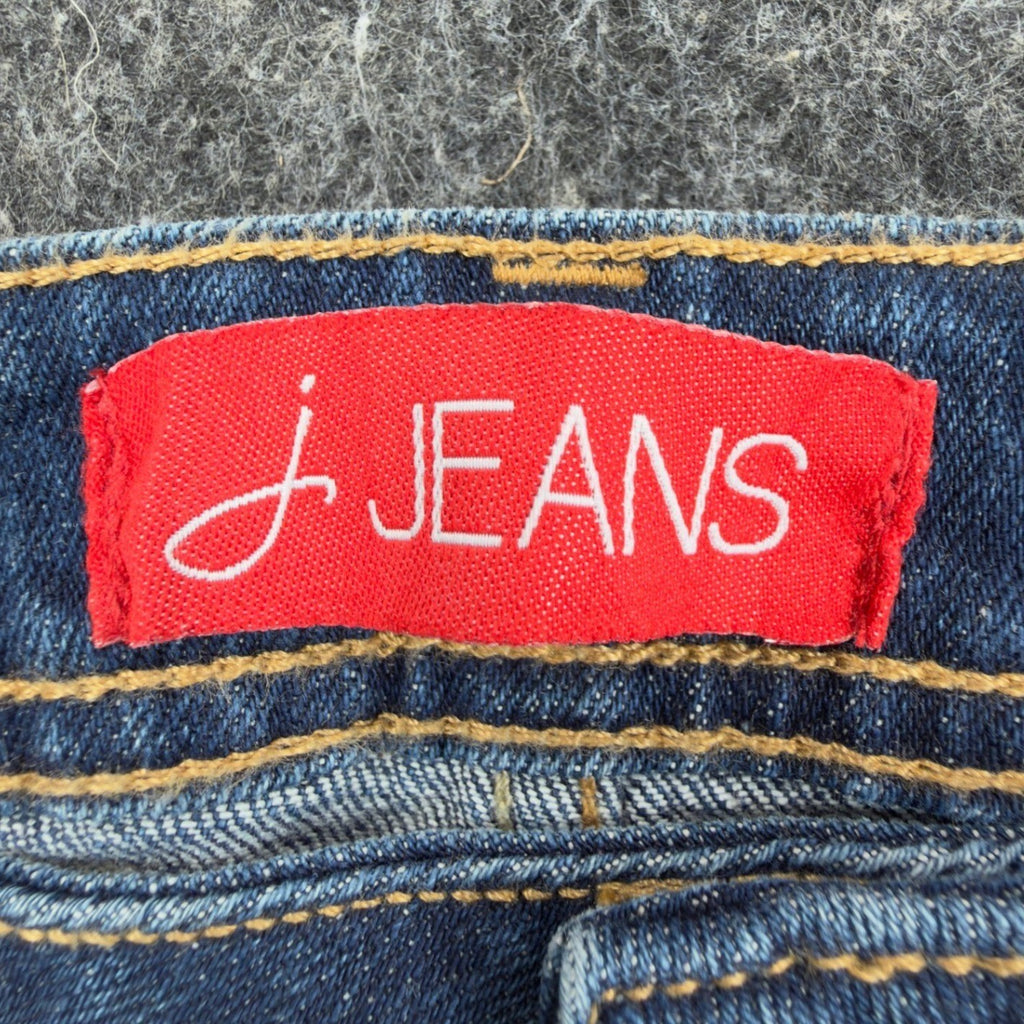 J Jeans Stretch Bootcut Jeans Womens 12 Indigo Blue Cotton Blend NWT - take2supply