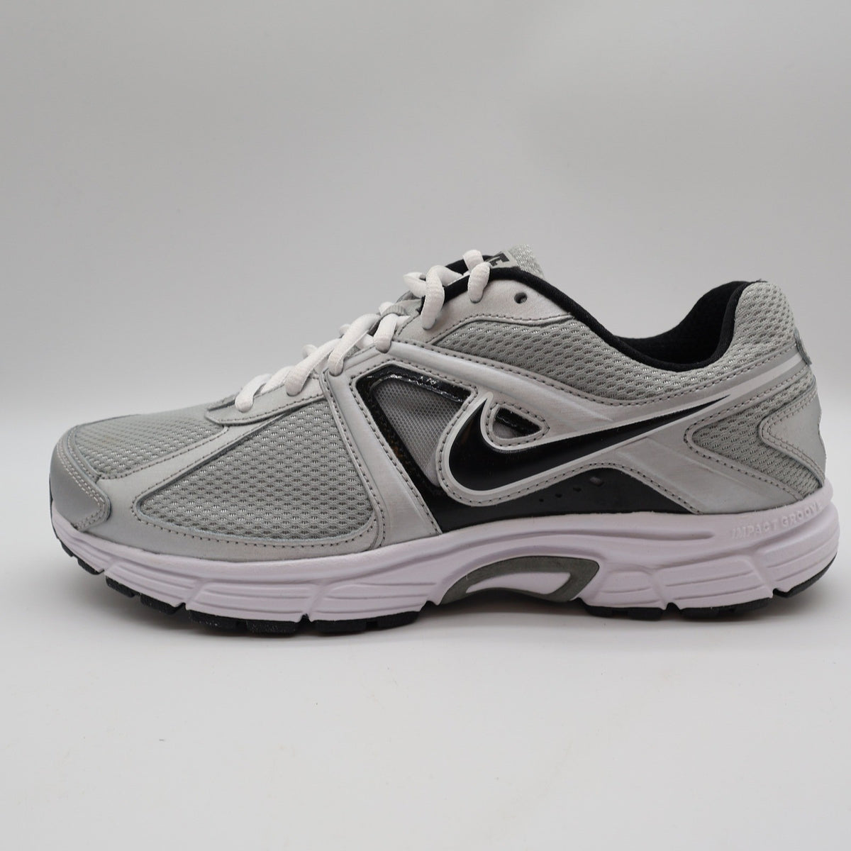 Nike Dart 9 Mens Size 8.5 2012 Metallic Silver Black Running Shoes 443865-016 - take2supply