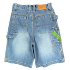John Deere Carpenter Shorts Boys 14 Blue Denim Stone Wash NWT SA525LJD - take2supply