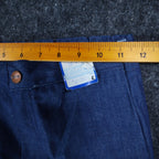 Vintage Young Maverick Jeans Boys 10 Blue Flare Elastic Waist Embroidered NWT - take2supply