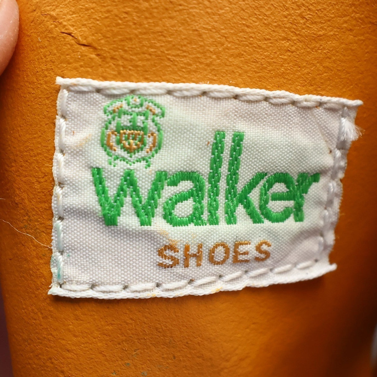 Walker Vintage 80s Work Boots Mens 3 E Tan Leather Deadstock New - take2supply