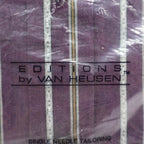 Van Heusen Editions Dress Shirt Mens 16.5 34/35 Purple Geometric Stripe New - take2supply
