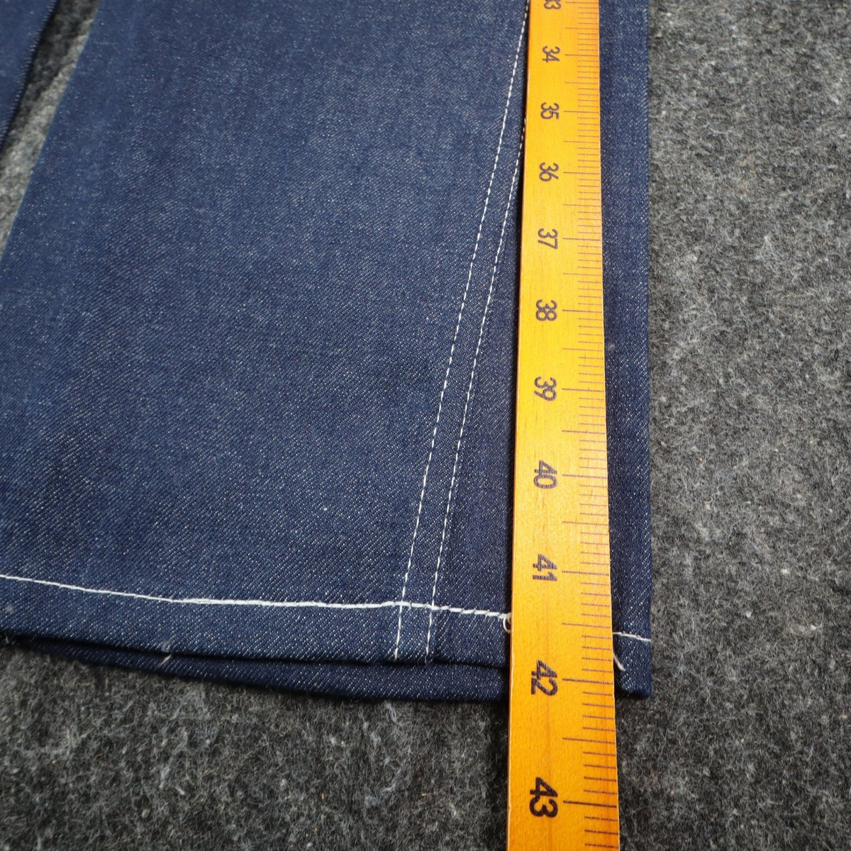 Key Jeans Vintage Womens 27 L Blue Embroidered Flare Jeans NWT - take2supply