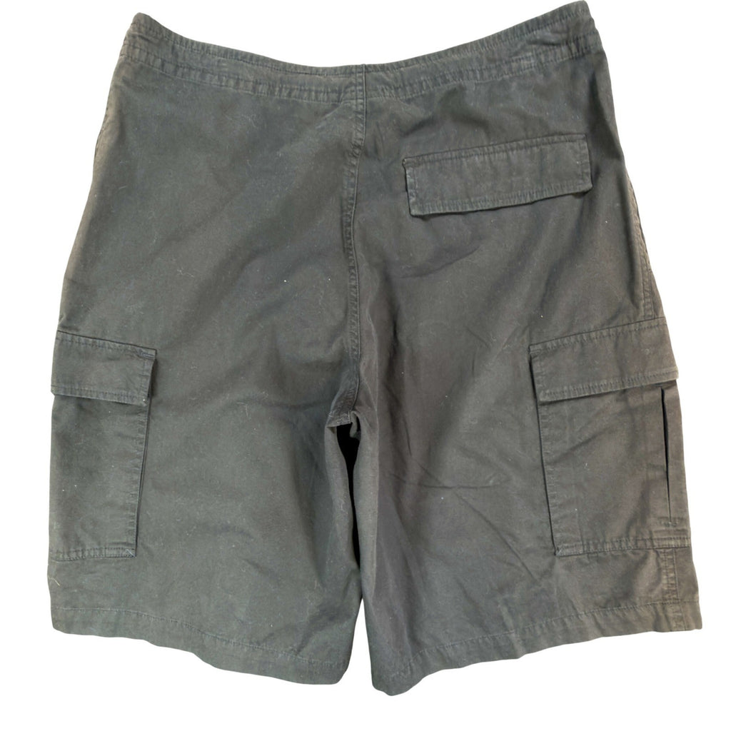 Nike Men's Black Cargo Shorts Vintage 2005 Cotton Tactical Utility - take2supply