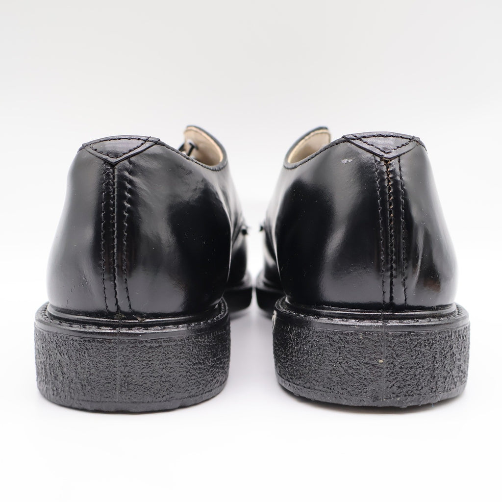 Cedar Crest Oxford Shoes Mens 7 D Vintage Black Leather Cushion Arch Deadstock - take2supply