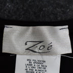 Zoe Ruched V-Neck Top Womens P/S Y2K Deadstock Gray Short Sleeve Canada C1212 - take2supply