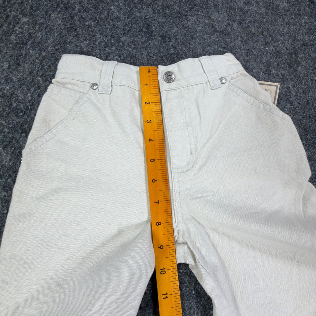 John Deere Carpenter Shorts Boys 5 Stone Cotton Canvas NWT Deadstock - take2supply