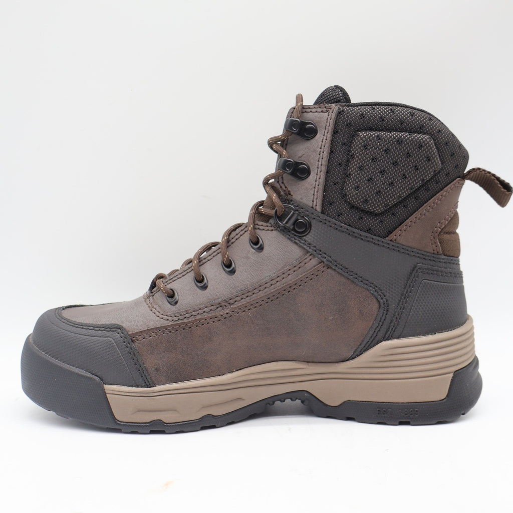 Carhartt Force Work Boots Mens 8.5 Brown Waterproof Leather Soft Toe CMA6046 NEW - take2supply