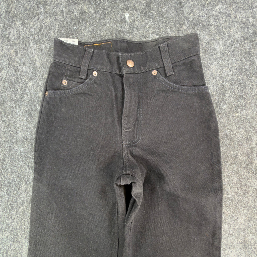 Levi's 550 Girls 11 Slim Black Vintage Jeans USA Made NWT - take2supply