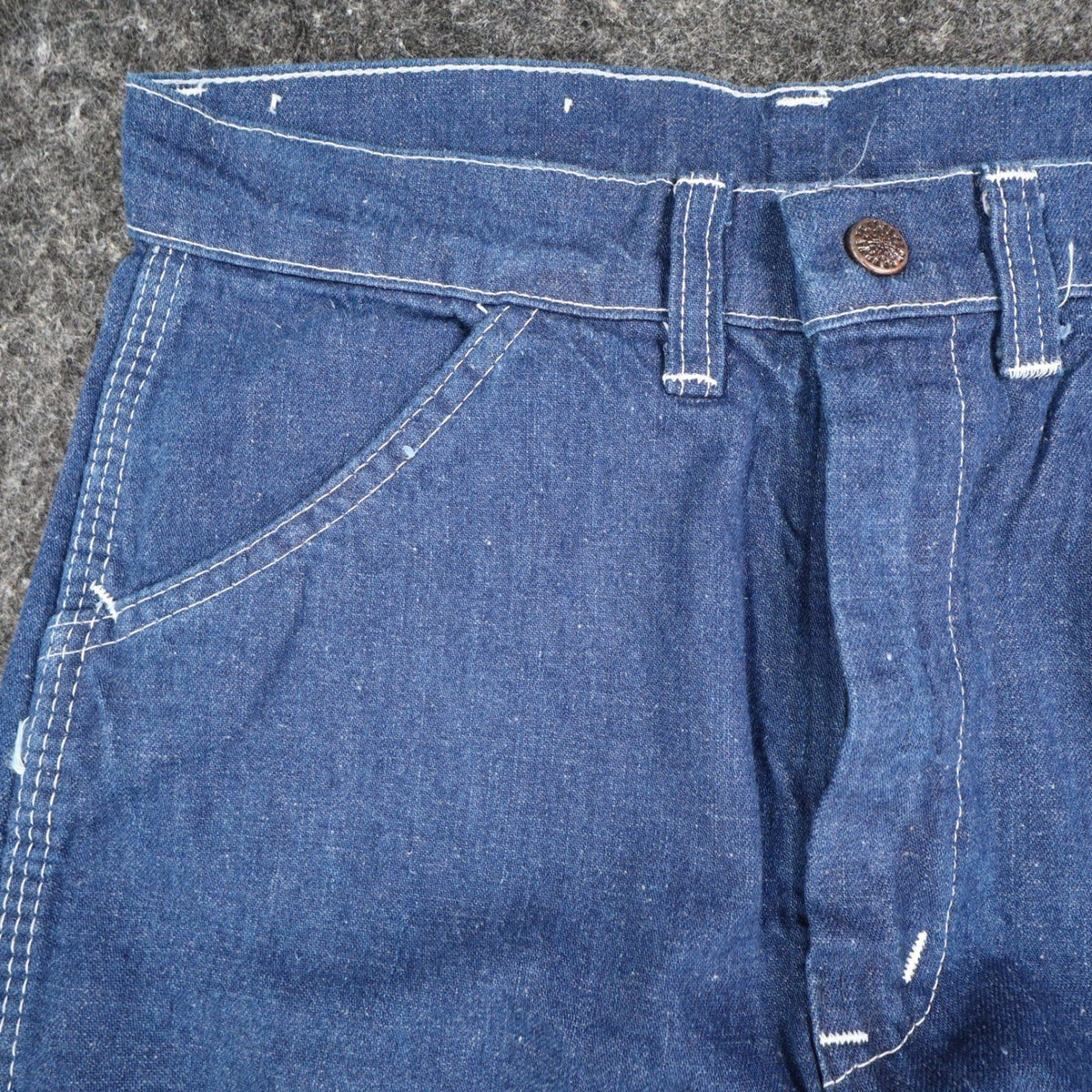 Dee Cee Rappers Jeans Womens 16 Regular Vintage Deadstock Blue Cotton USA Made - take2supply