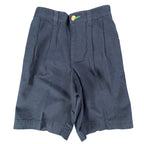 Tommy Hilfiger Y2K Pleated Chino Shorts Kids 6 Navy Blue Cotton NWT - take2supply