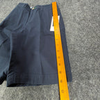 Tommy Hilfiger Vintage 90s Pleated Chino Shorts Boys 7 Navy Cotton NWT - take2supply