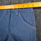 Young Maverick Boot Jean Kids 4 Vintage 70s Blue Denim Deadstock USA 75M16WD - take2supply