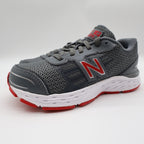 New Balance 680v3 Running Shoes Boys Size 12.5 Grey Red TechRide YP680LR - take2supply