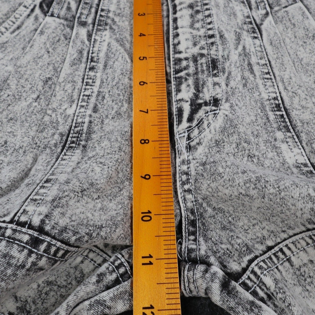 Lee Trekker Shorts Boys 14 Vintage 90s Acid Wash Black Cotton Relaxed Fit NWT - take2supply