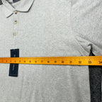Winner Mate Long Sleeve Polo Shirt Mens Medium Gray Cotton NWT New - take2supply