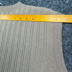 Port City Khaki's V-Neck Sweater Vest Mens L Tan Acrylic NWT Deadstock - take2supply