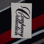 Company Collection Sweater Set Womens M Red Black Striped Cardigan Top USA NWT - take2supply