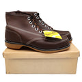 Cedar Crest Work Boots Mens 11 Wide Vintage Brown Leather Moc Toe Deadstock - take2supply