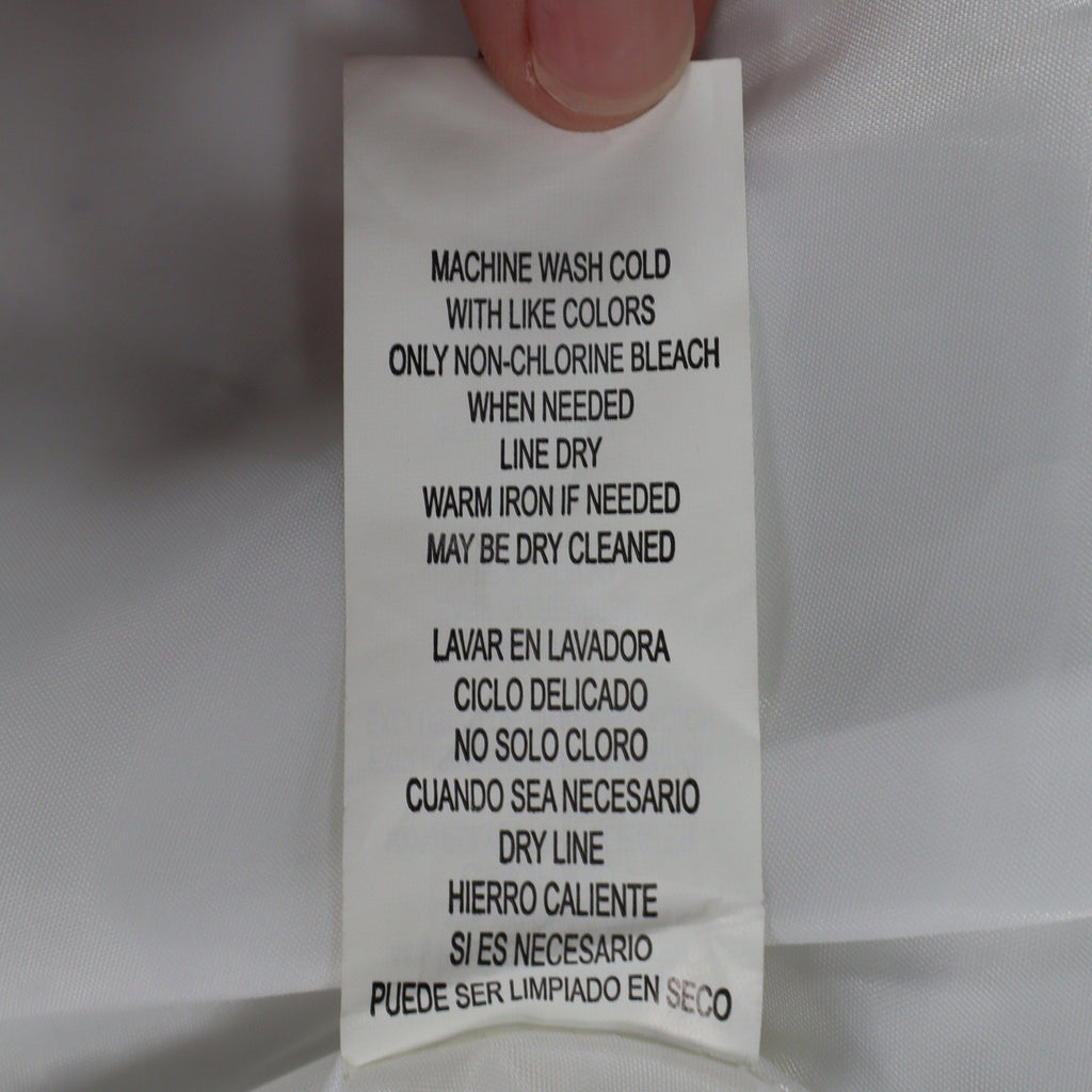 Takara Trench Coat Womens L White Belted Double Breasted Smocked NOS NWT - take2supply