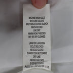 Takara Trench Coat Womens L White Belted Double Breasted Smocked NOS NWT - take2supply