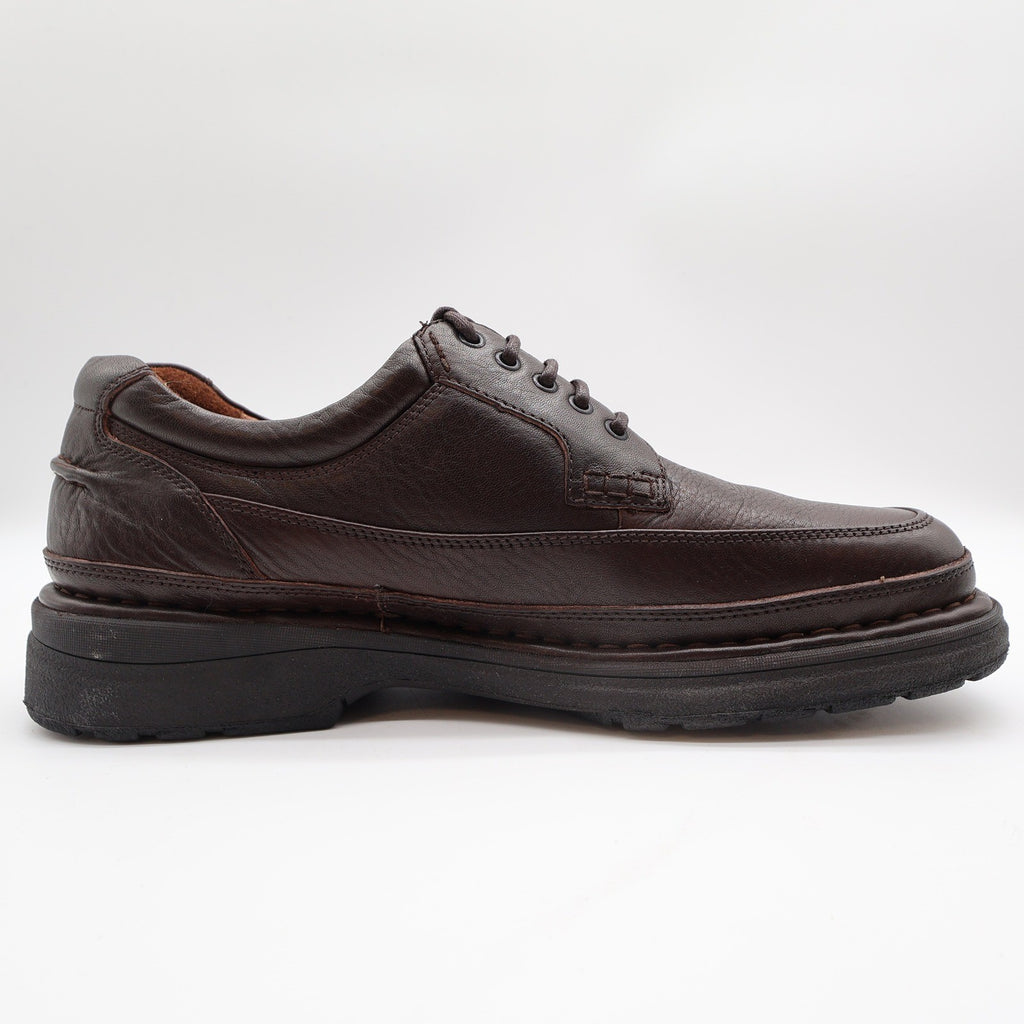 Hush Puppies Summit Persimmon Mens 9 M Brown Leather Casual Derby Shoes 14191 - take2supply
