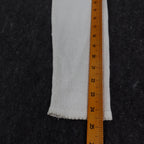 Carolyn Taylor Essentials Women Large White V-Neck Scallop Trim Knit Sweater NWT - take2supply