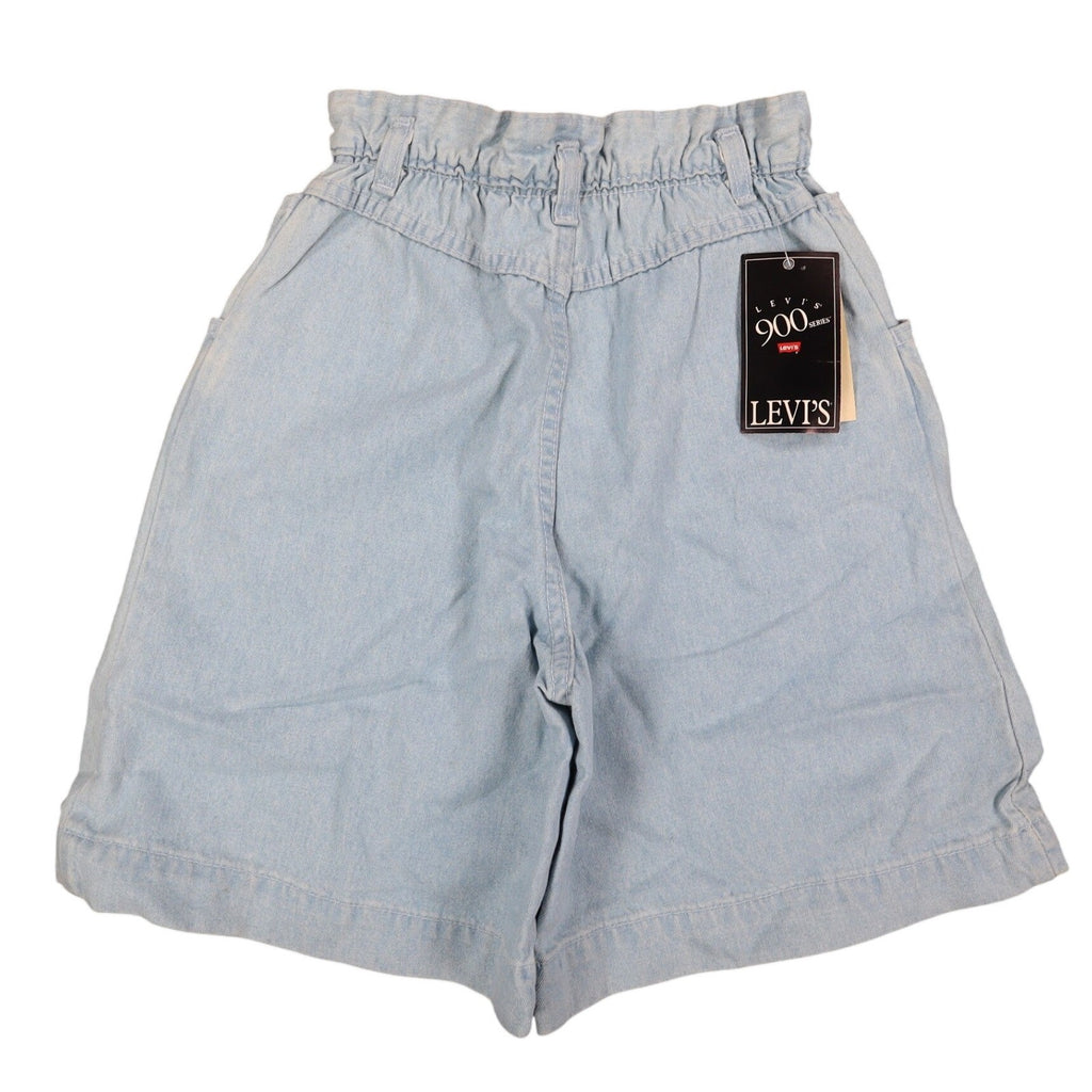 Levi's 917 Shorts Womens 12 Vintage 90s Light Wash Denim Made in USA Deadstock - take2supply