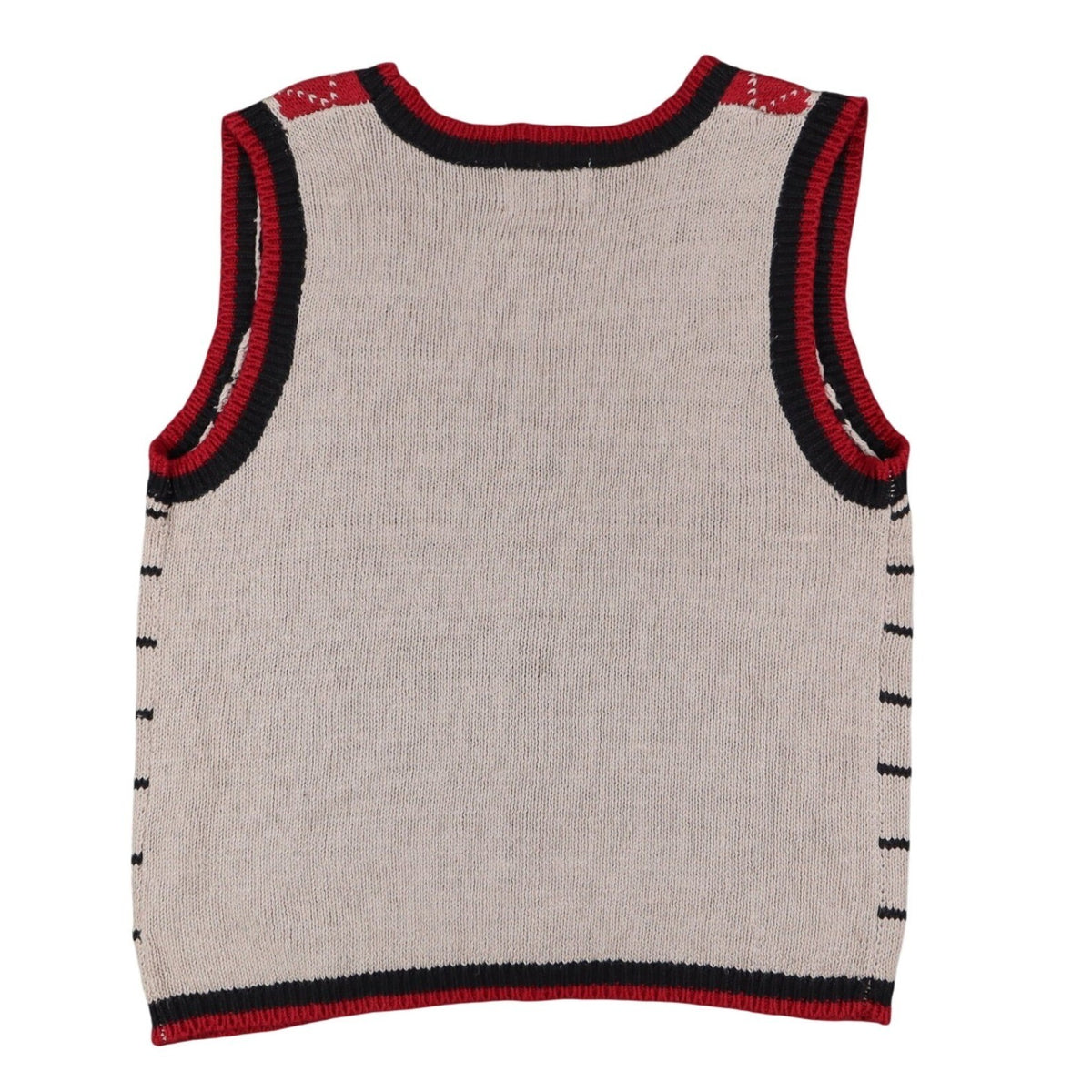 SML Sport Ltd Sweater Vest Small 1996 Vintage Beige Argyle Button Front NWT - take2supply