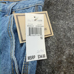 John Deere Carpenter Shorts Kids Size 16 Stone Wash Denim Blue Cotton NWT - take2supply