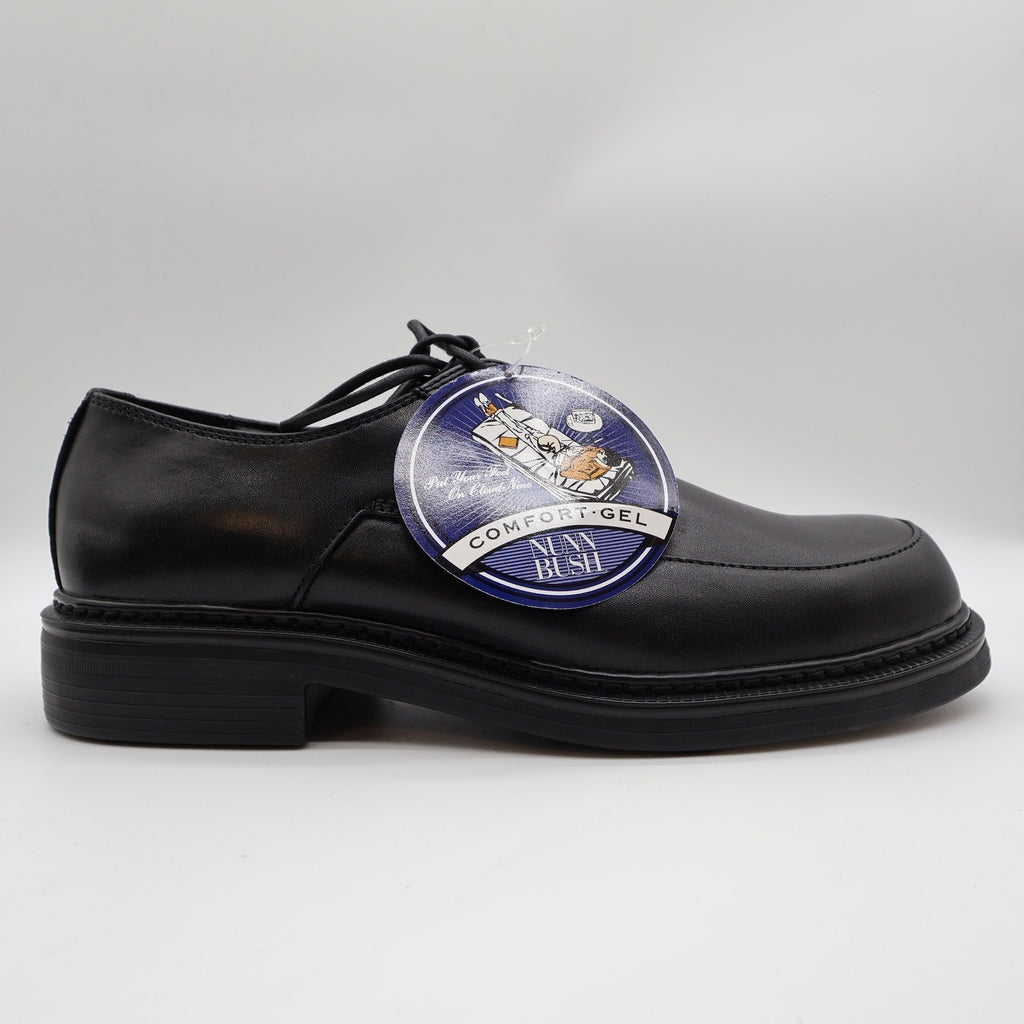 Nunn Bush Hayden Black Leather Oxford Mens Size 10 M Comfort Gel Shoes 83883-57 - take2supply