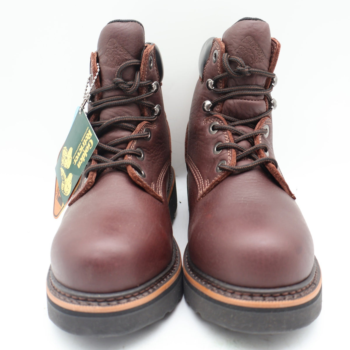 Golden Retriever Work Boots Mens 9 Waterproof Brown Leather 6" Wedge Sole 2901 - take2supply