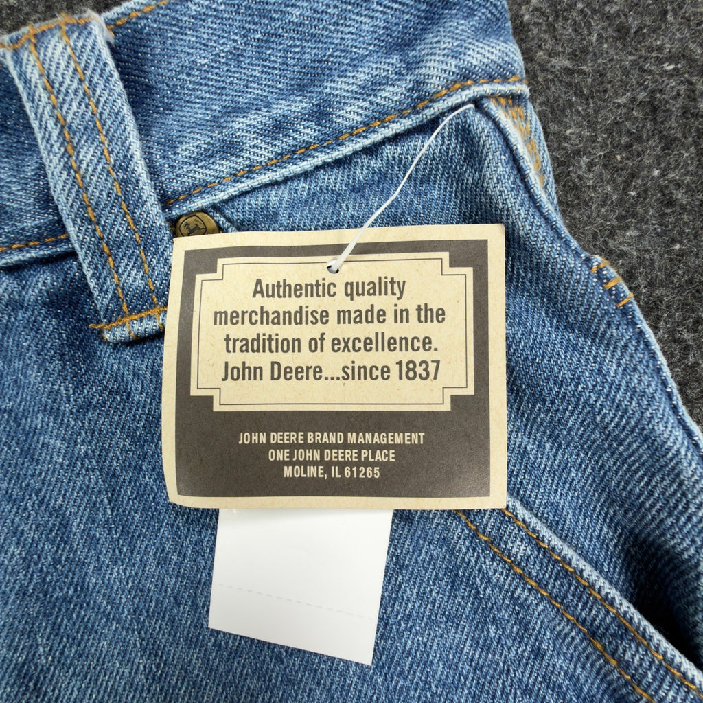 John Deere Y2K Carpenter Denim Shorts Boys 8 Stone Wash NWT Rugged Workwear - take2supply