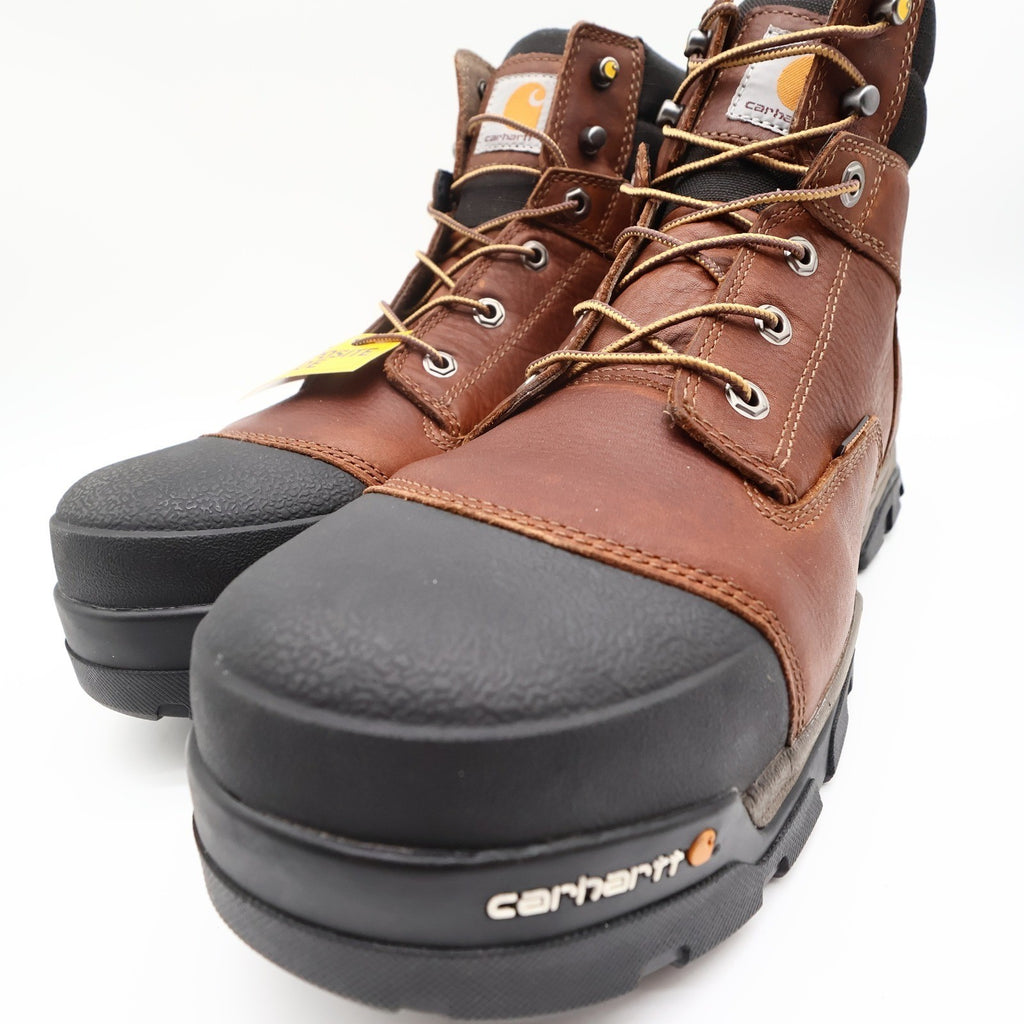 Carhartt CME6355 6-Inch Waterproof Work Boot Mens 13 Brown Leather New - take2supply