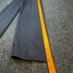 Haggar Pants Mens 33x30 Navy Blue Cotton Pleated Black Label Vintage Y2K NWT - take2supply